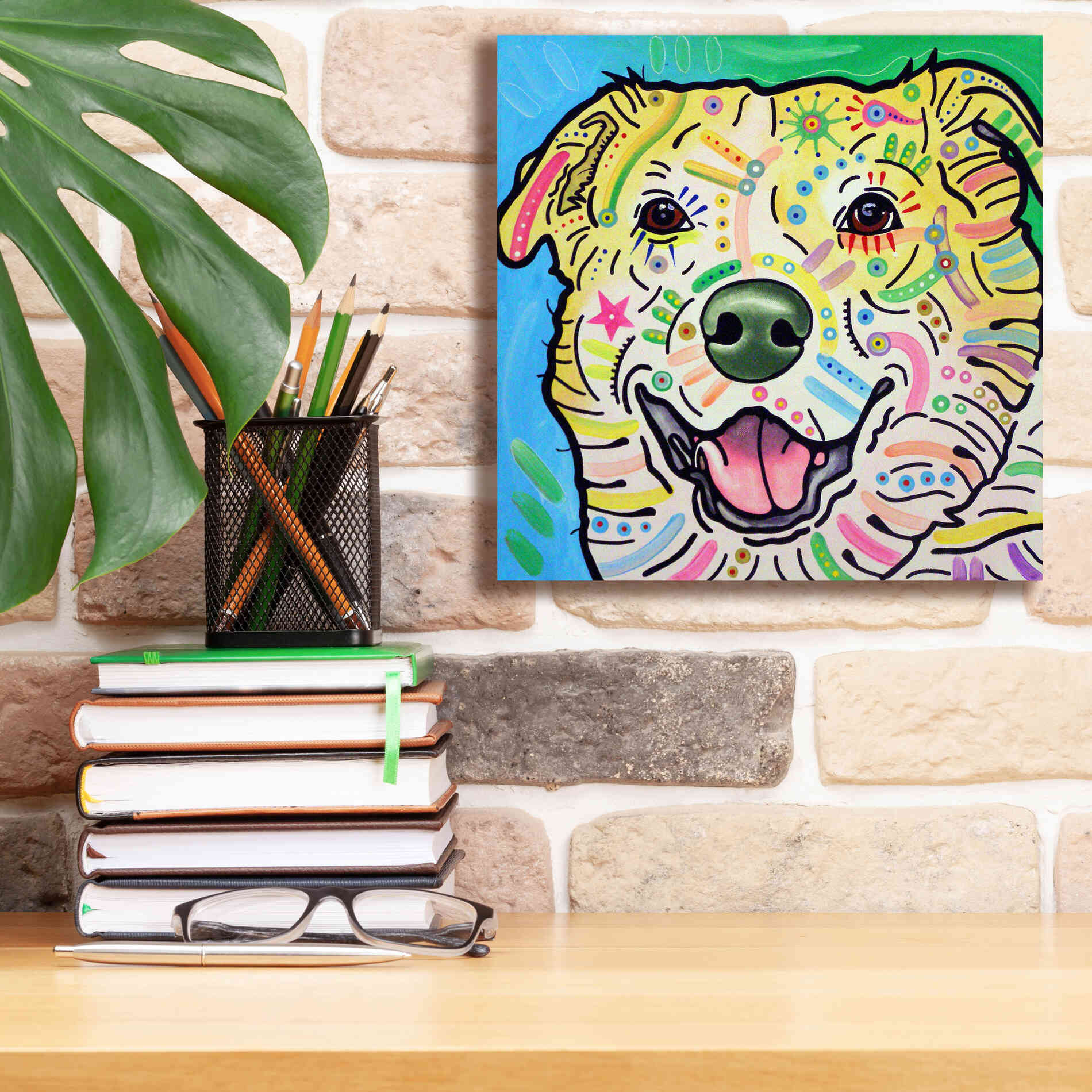 'Maude' by Dean Russo, Giclee Canvas Wall Art,12x12