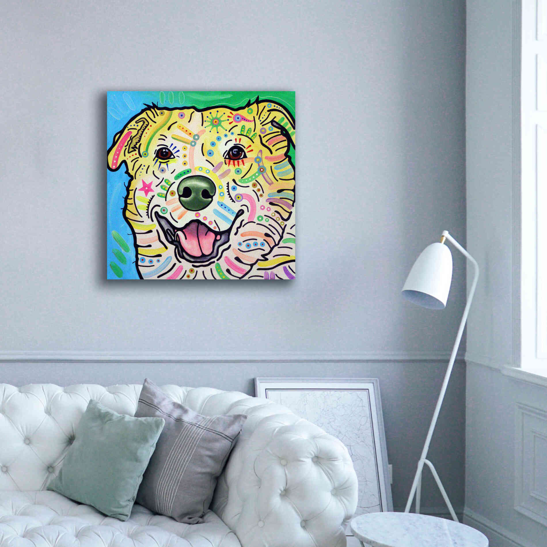 'Maude' by Dean Russo, Giclee Canvas Wall Art,37x37