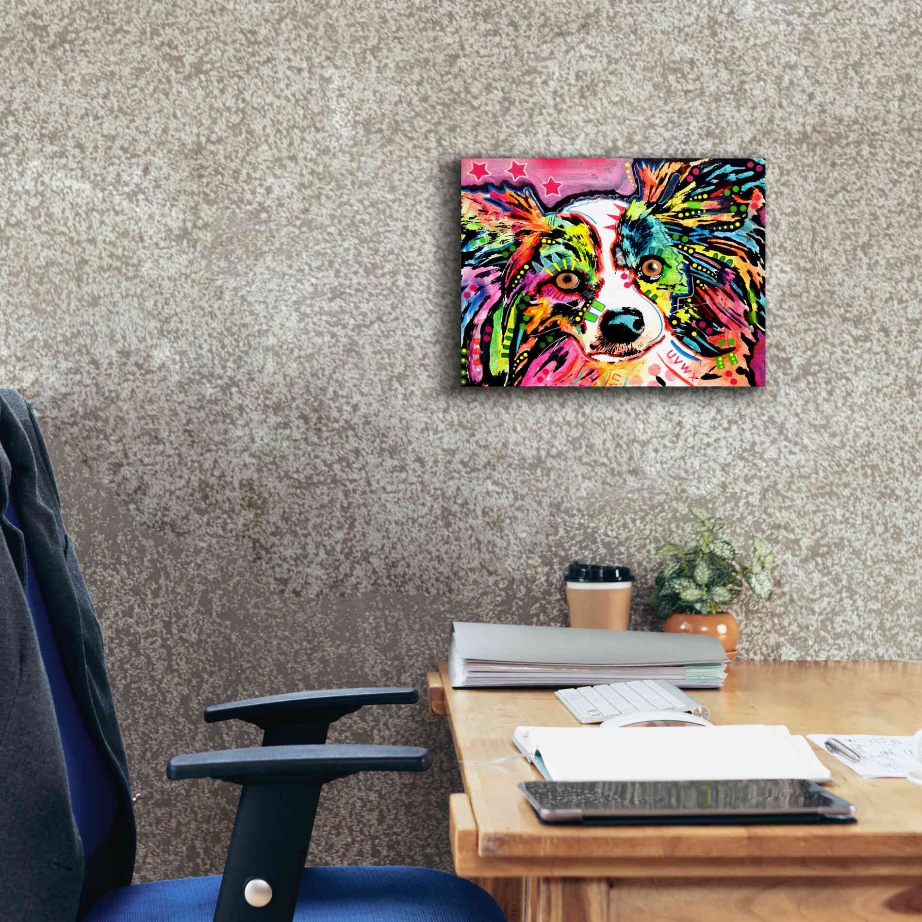 'Papillon 9149' by Dean Russo, Giclee Canvas Wall Art,16x12