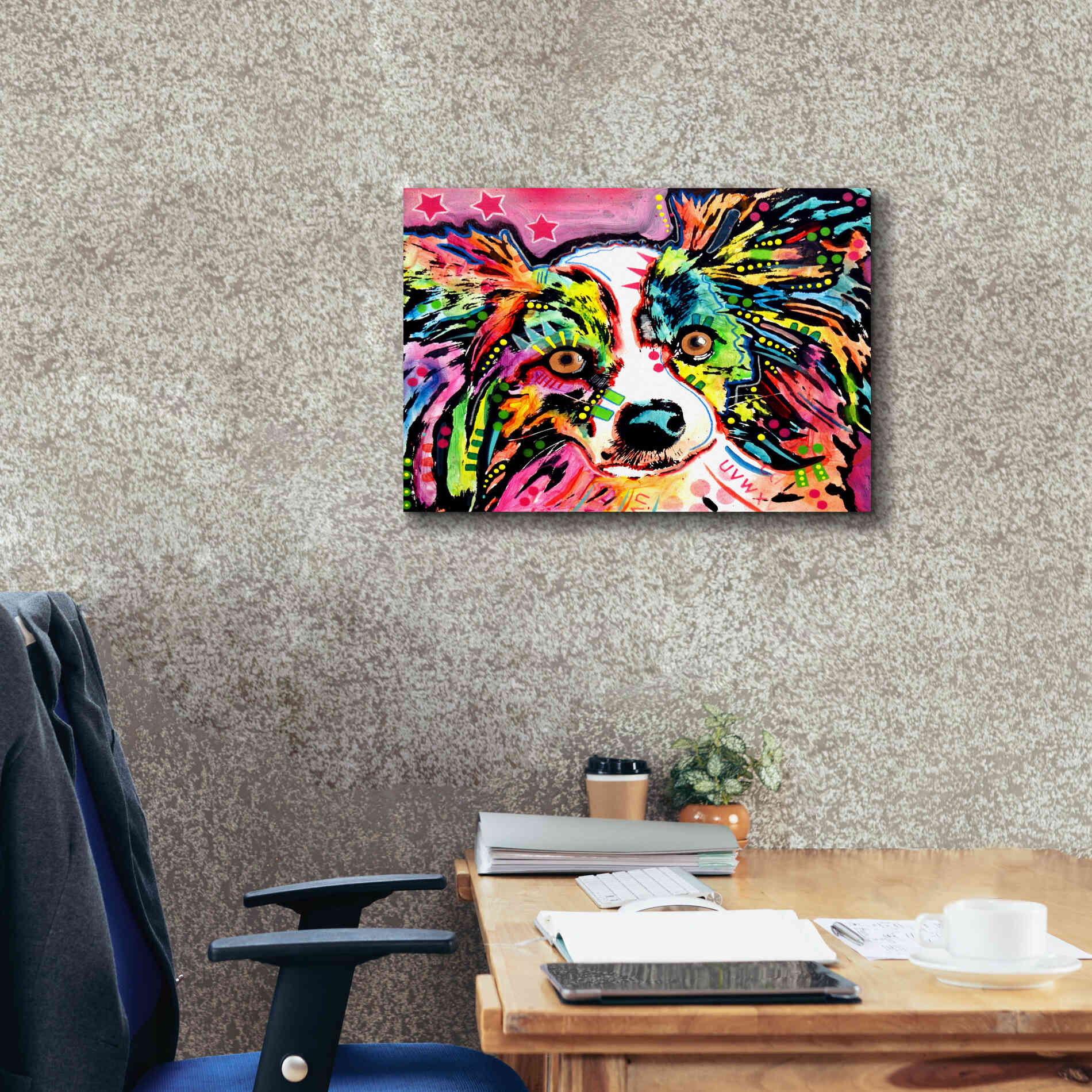 'Papillon 9149' by Dean Russo, Giclee Canvas Wall Art,24x20