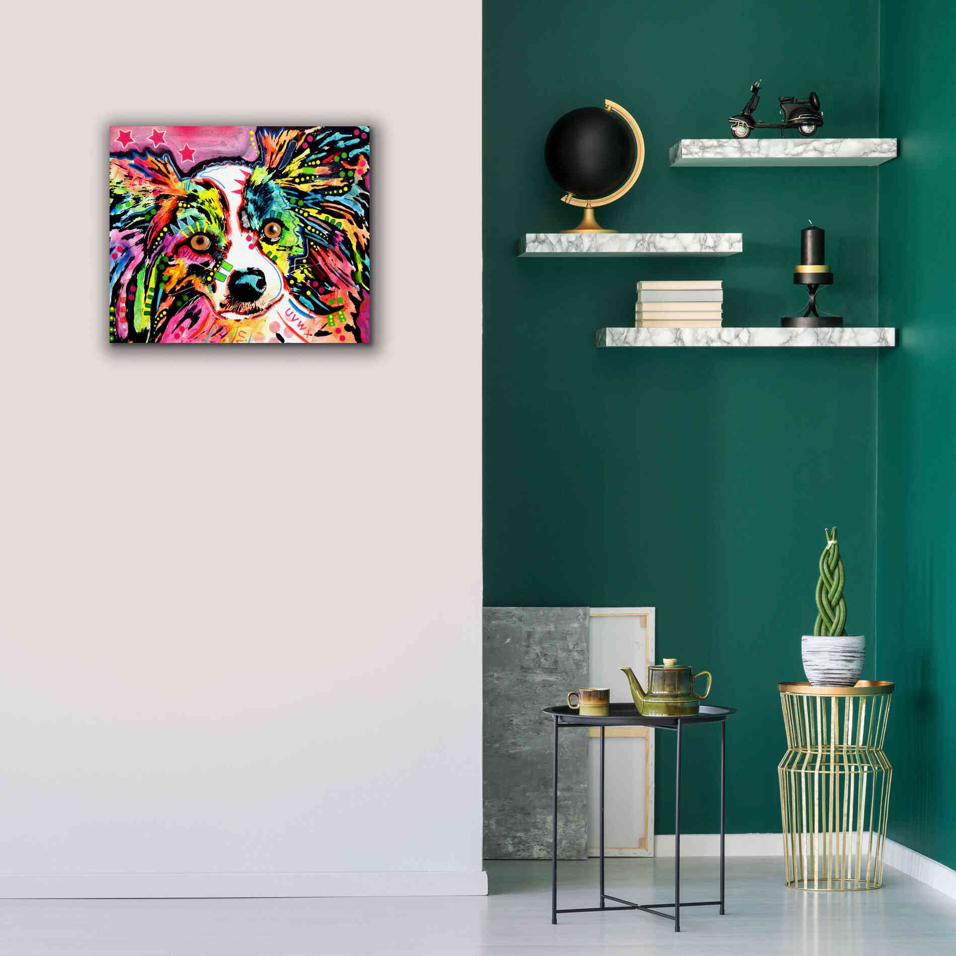 'Papillon 9149' by Dean Russo, Giclee Canvas Wall Art,24x20