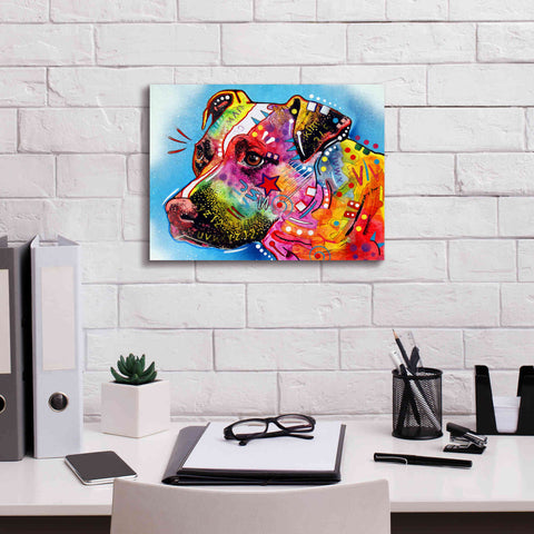 Image of 'Pit Bull 1059' by Dean Russo, Giclee Canvas Wall Art,16x12