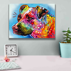 'Pit Bull 1059' by Dean Russo, Giclee Canvas Wall Art,16x12
