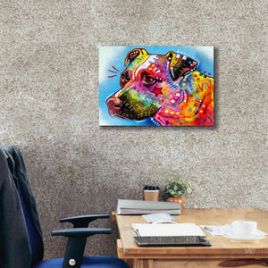 'Pit Bull 1059' by Dean Russo, Giclee Canvas Wall Art,24x20