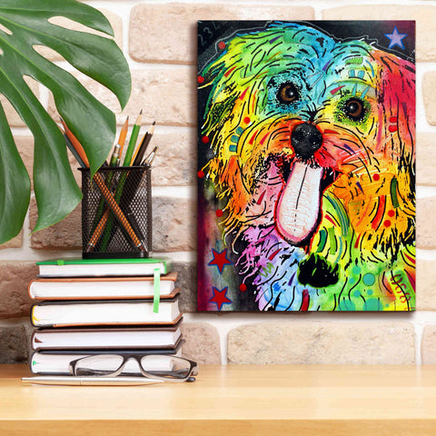 Image of 'Shih Tzu' by Dean Russo, Giclee Canvas Wall Art,12x16