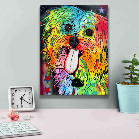 Image of 'Shih Tzu' by Dean Russo, Giclee Canvas Wall Art,12x16