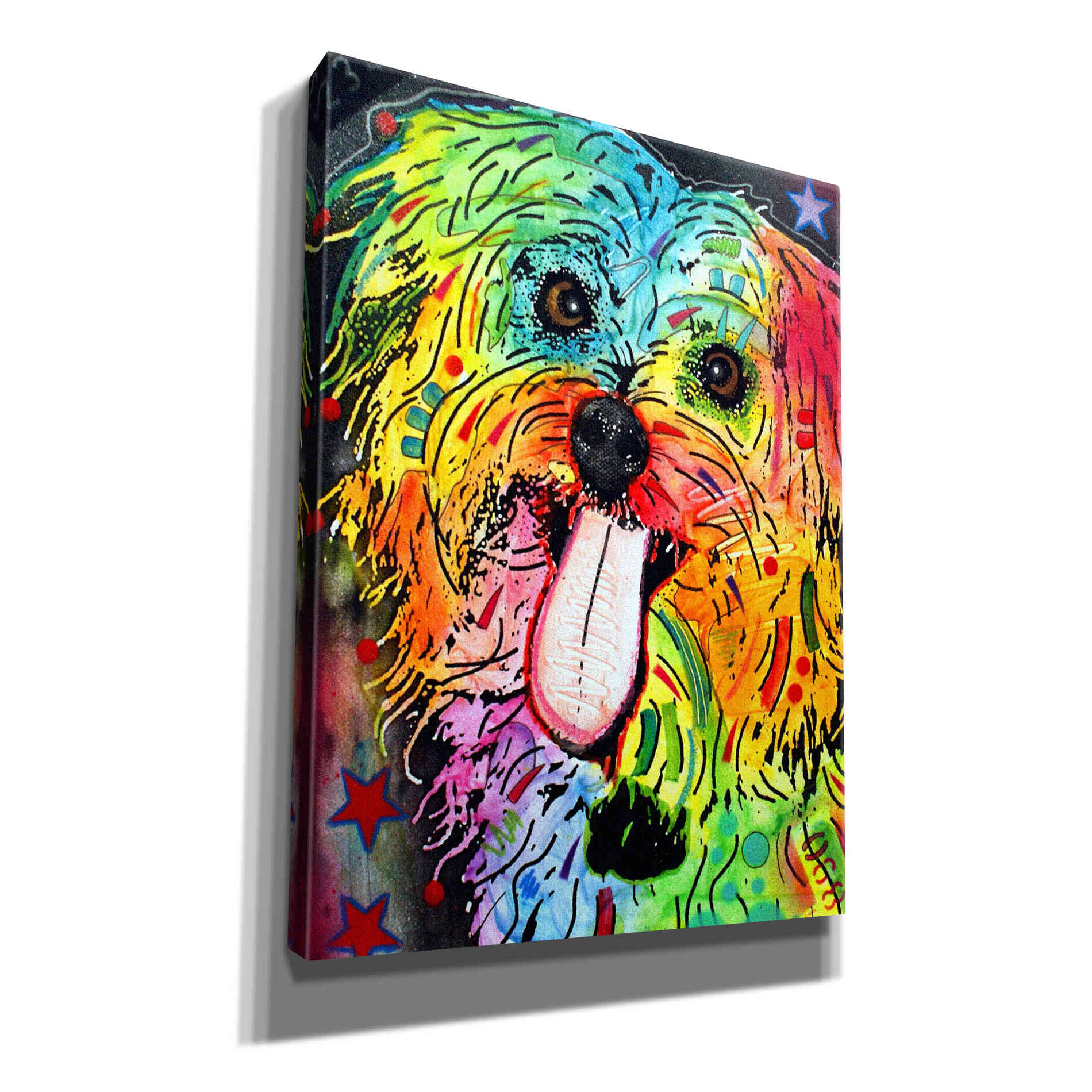 'Shih Tzu' by Dean Russo, Giclee Canvas Wall Art