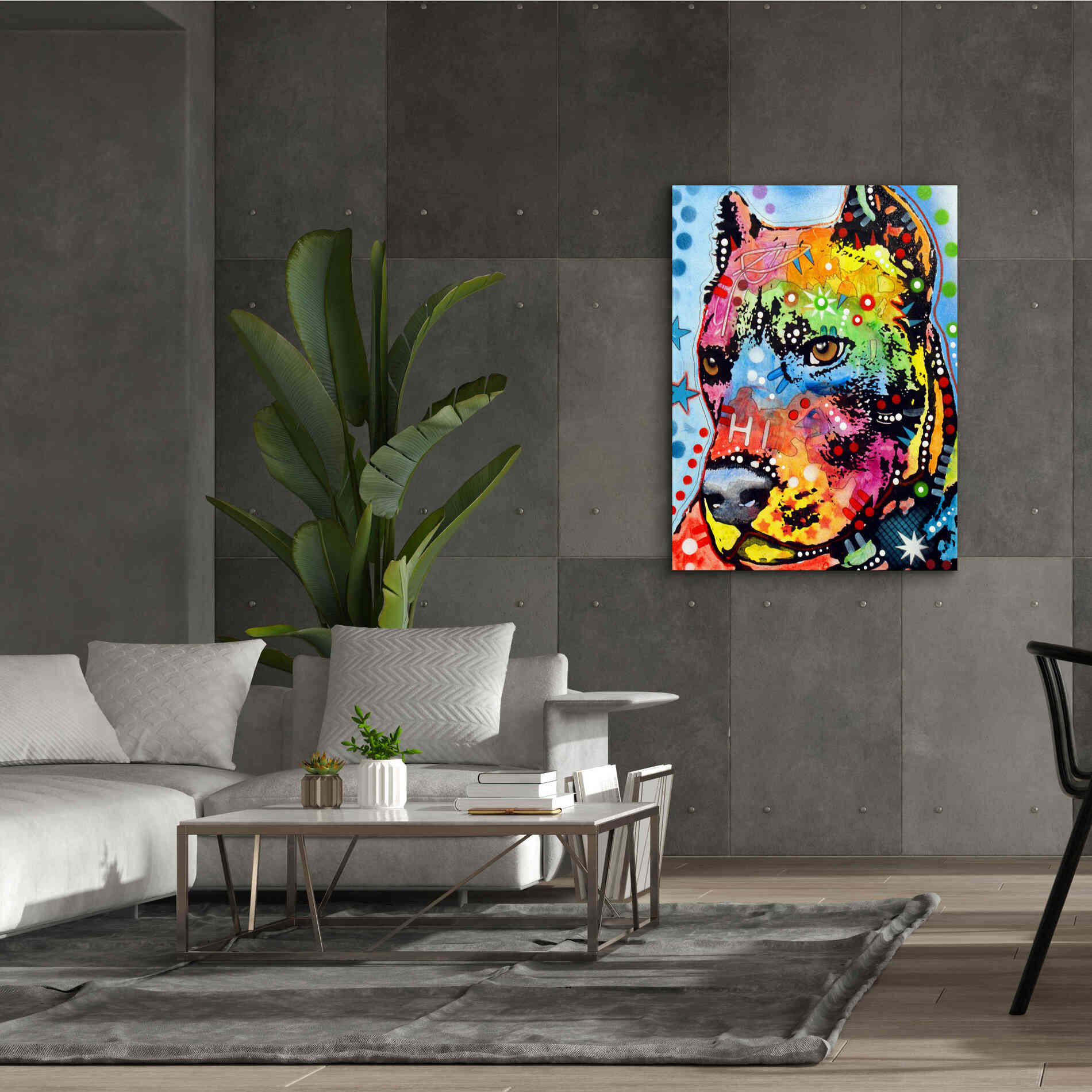 'Smokey' by Dean Russo, Giclee Canvas Wall Art,40x54