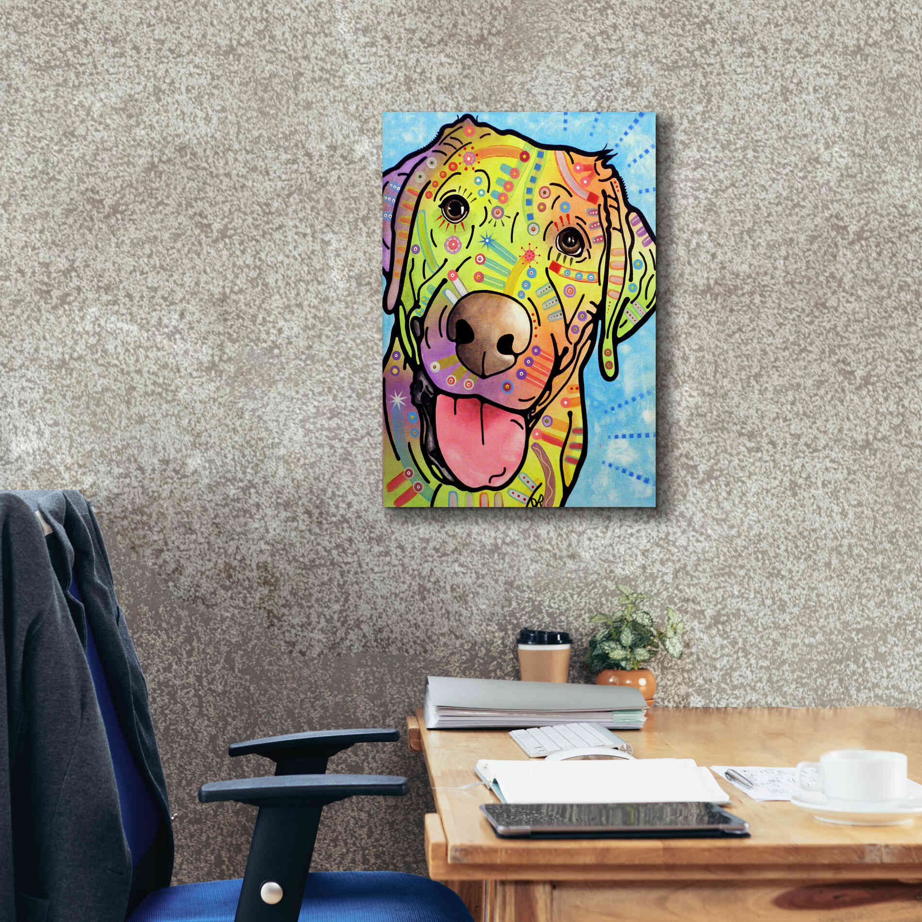 'Sunny' by Dean Russo, Giclee Canvas Wall Art,18x26