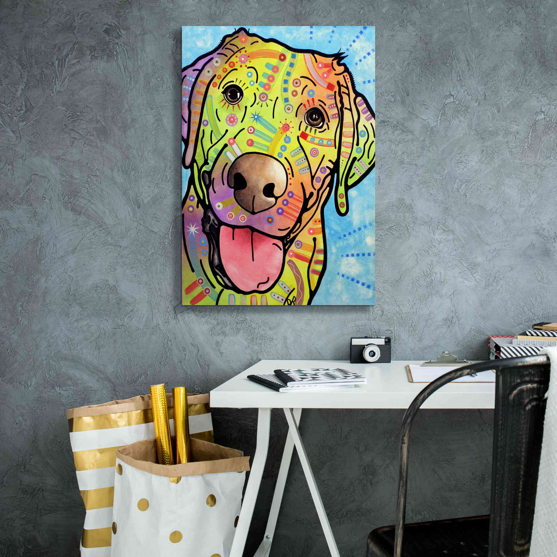 'Sunny' by Dean Russo, Giclee Canvas Wall Art,18x26