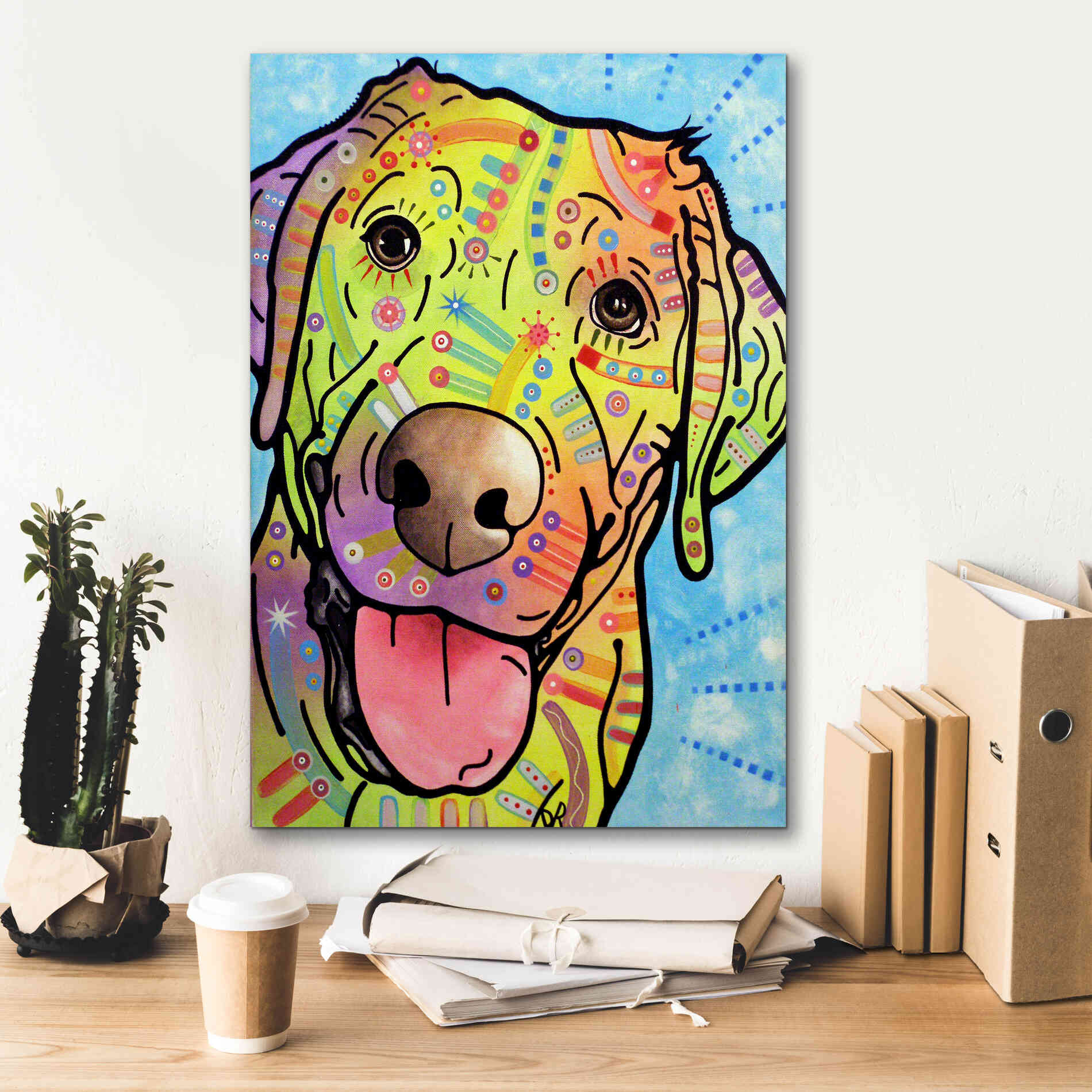 'Sunny' by Dean Russo, Giclee Canvas Wall Art,18x26