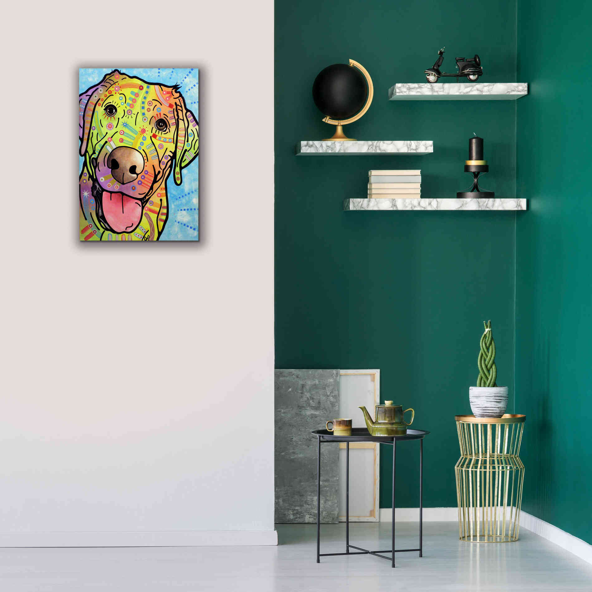 'Sunny' by Dean Russo, Giclee Canvas Wall Art,18x26