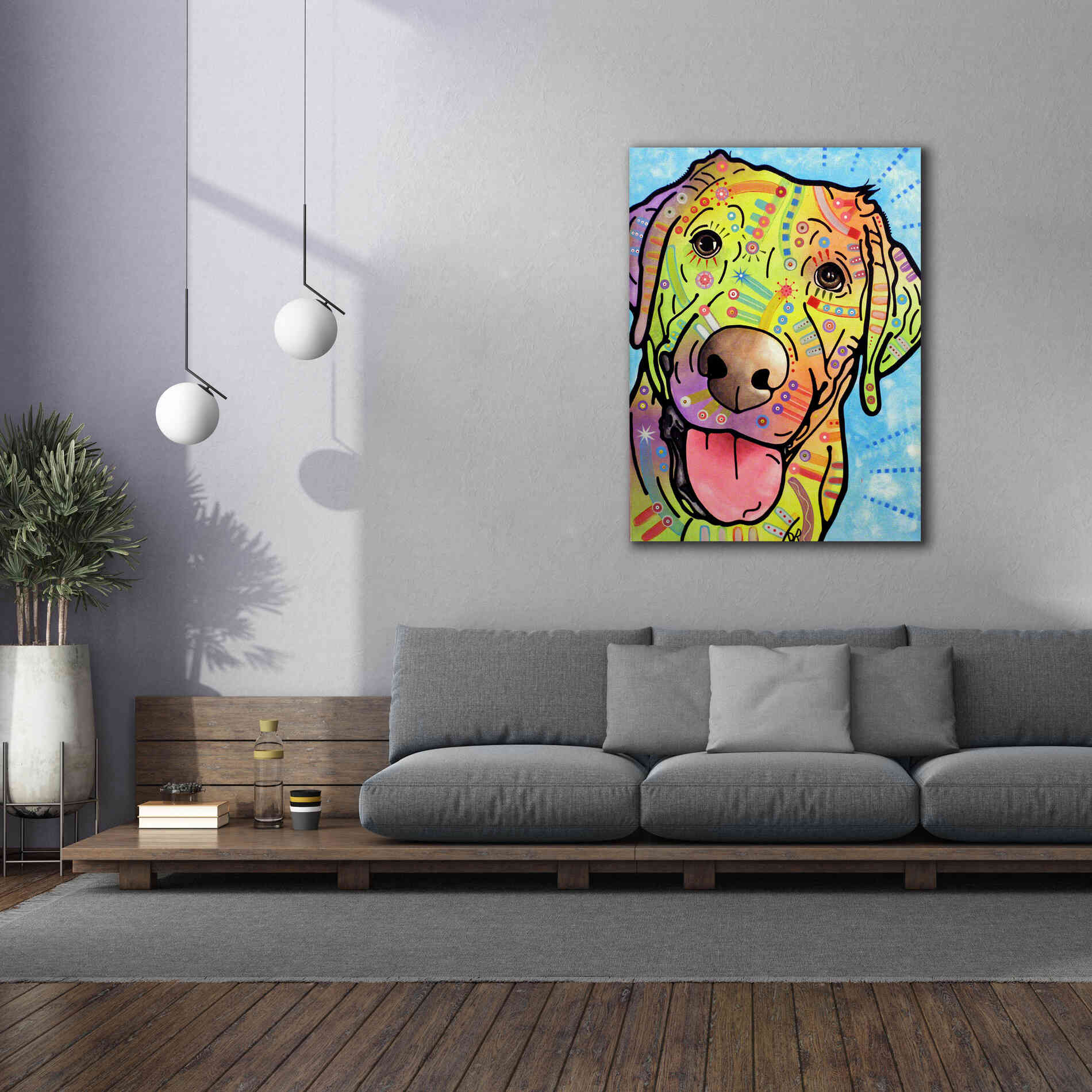 'Sunny' by Dean Russo, Giclee Canvas Wall Art,40x54