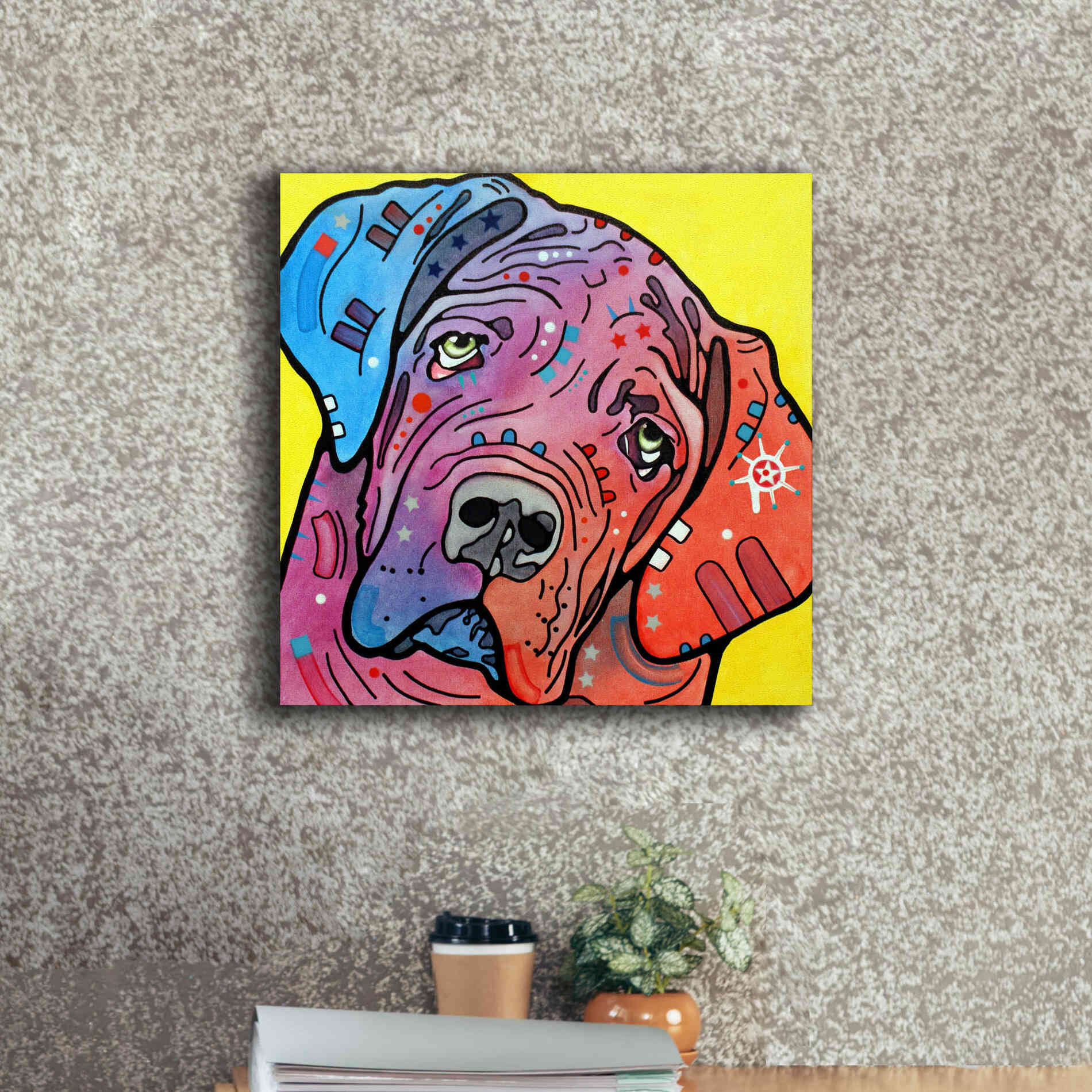 'The Bully' by Dean Russo, Giclee Canvas Wall Art,18x18