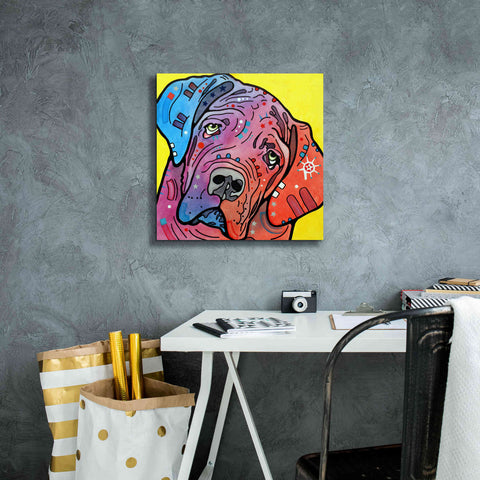 Image of 'The Bully' by Dean Russo, Giclee Canvas Wall Art,18x18