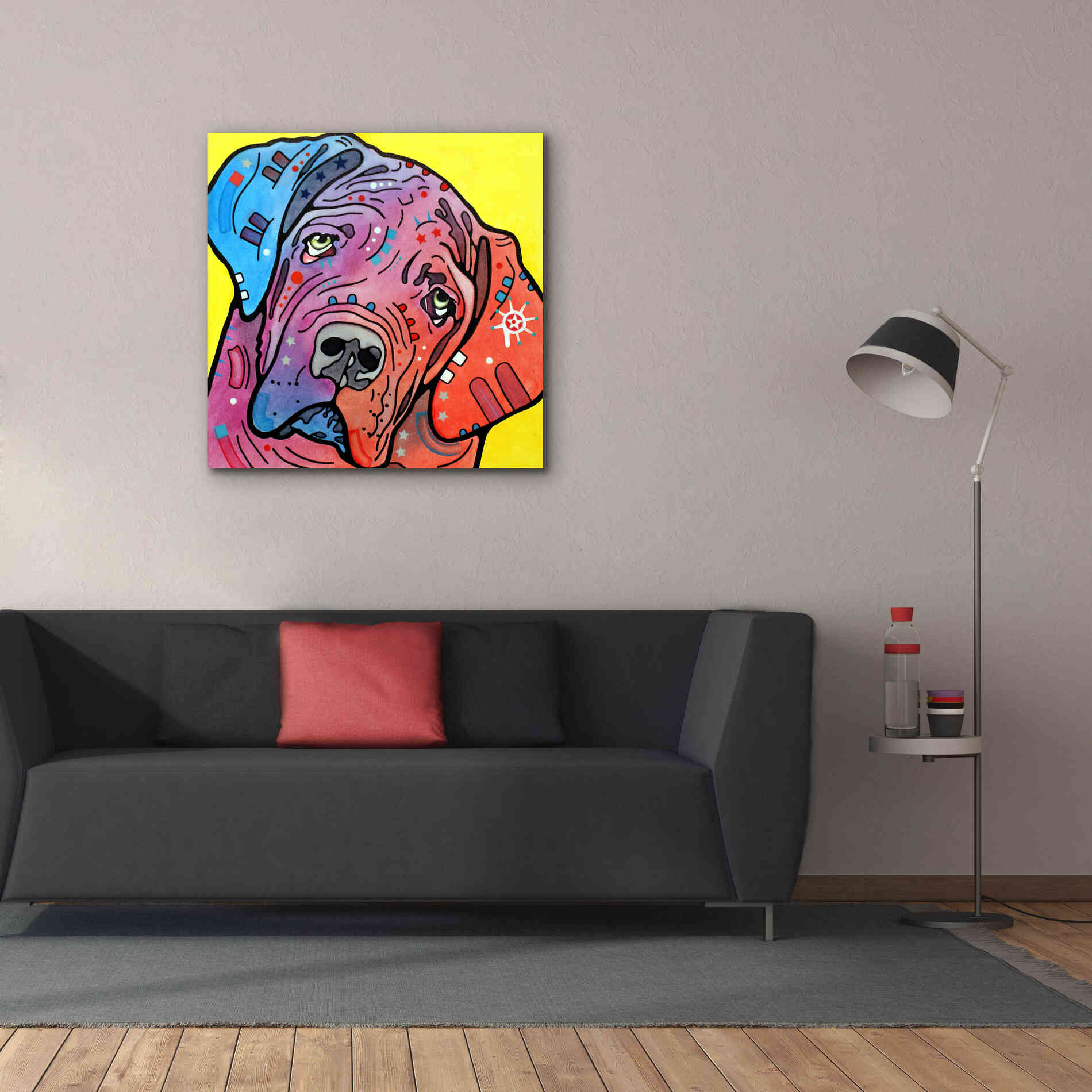 'The Bully' by Dean Russo, Giclee Canvas Wall Art,37x37
