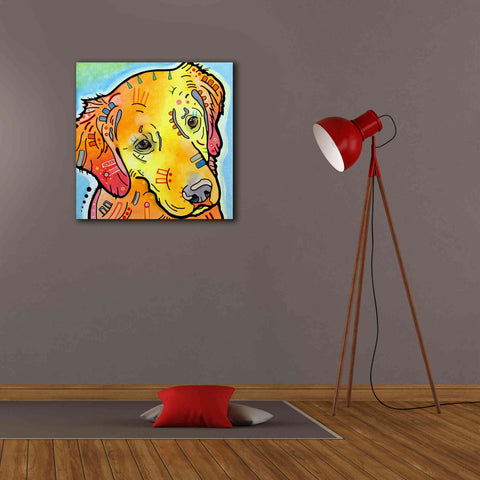 Image of 'The Golden(Ish) Retriever' by Dean Russo, Giclee Canvas Wall Art,26x26