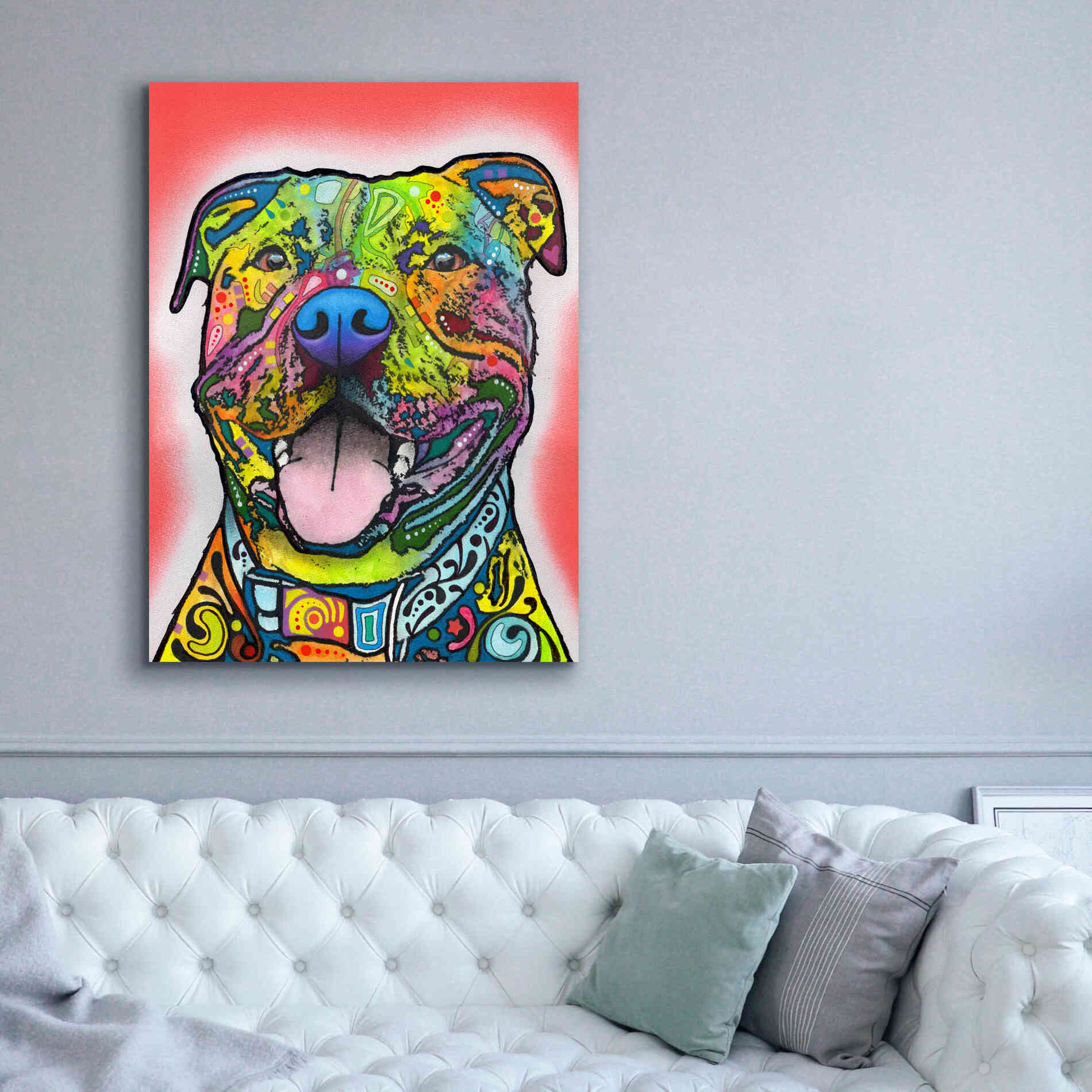 'Blanche' by Dean Russo, Giclee Canvas Wall Art,40x54