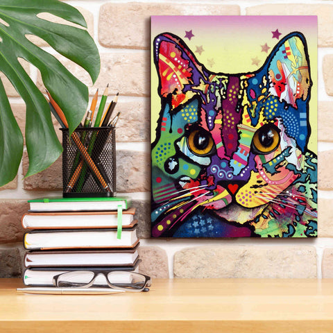 Image of 'Maya Cat' by Dean Russo, Giclee Canvas Wall Art,12x16