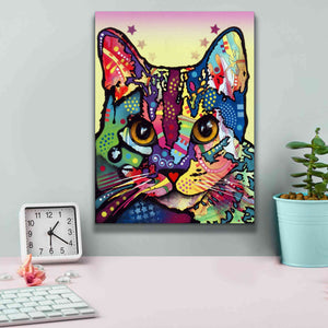 'Maya Cat' by Dean Russo, Giclee Canvas Wall Art,12x16