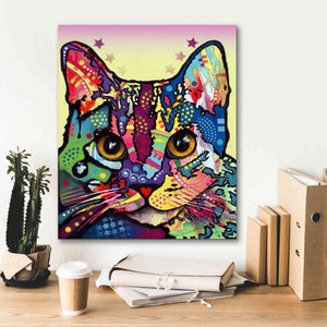 'Maya Cat' by Dean Russo, Giclee Canvas Wall Art,20x24