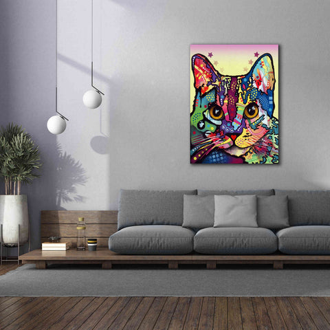 Image of 'Maya Cat' by Dean Russo, Giclee Canvas Wall Art,40x54