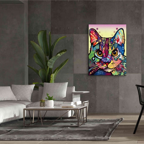 Image of 'Maya Cat' by Dean Russo, Giclee Canvas Wall Art,40x54