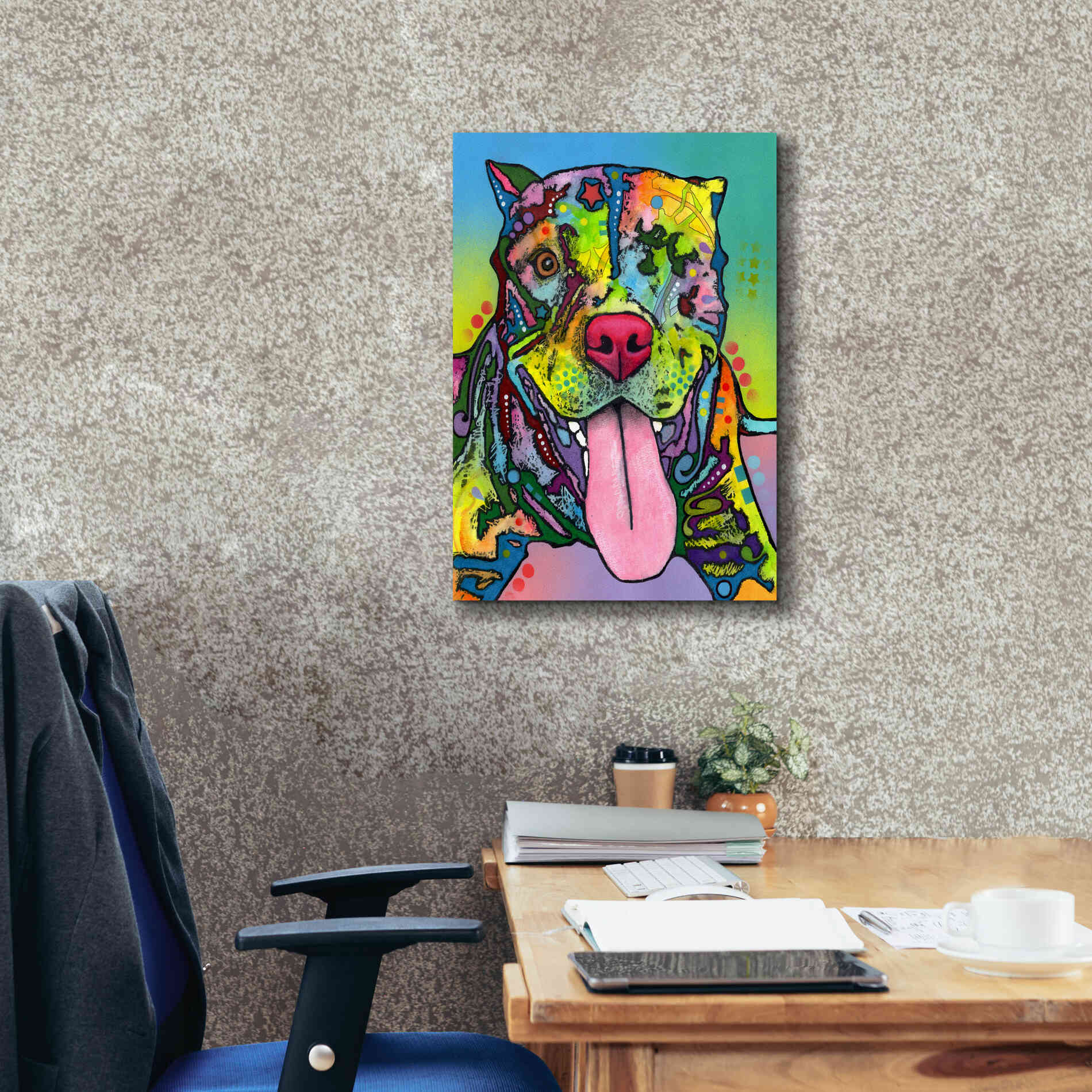 'Rooster' by Dean Russo, Giclee Canvas Wall Art,18x26