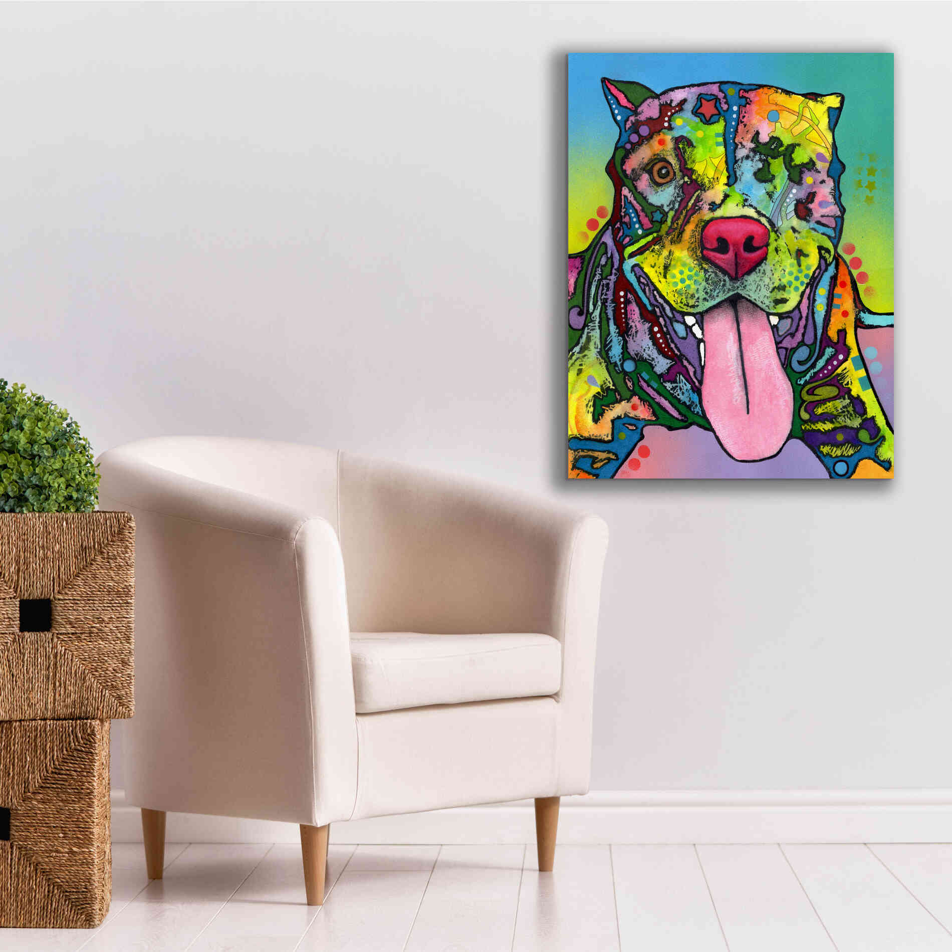 'Rooster' by Dean Russo, Giclee Canvas Wall Art,26x34