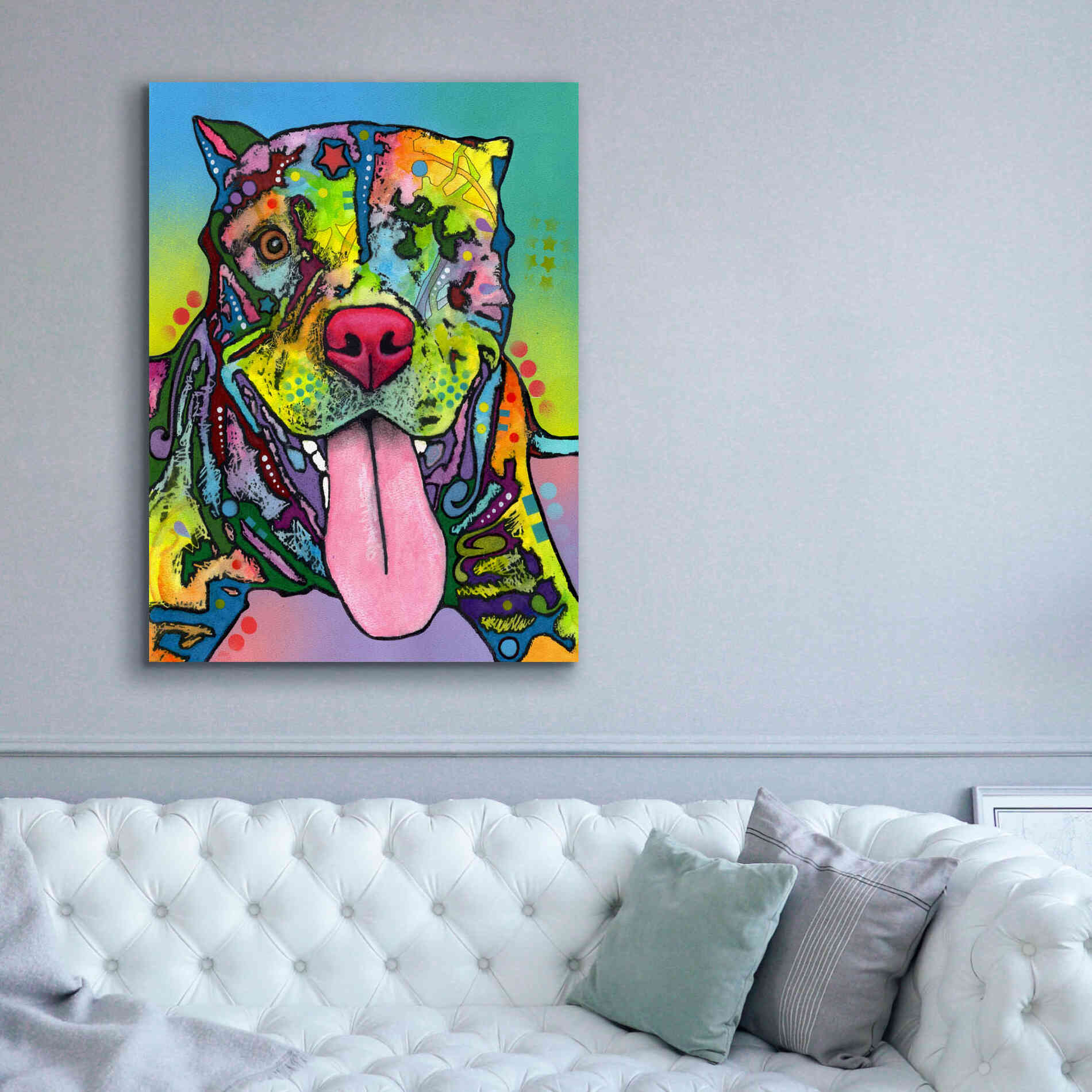 'Rooster' by Dean Russo, Giclee Canvas Wall Art,40x54