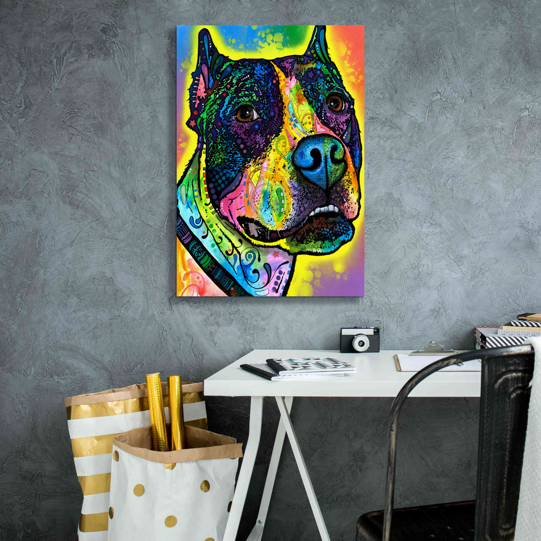 'Justice' by Dean Russo, Giclee Canvas Wall Art,18x26