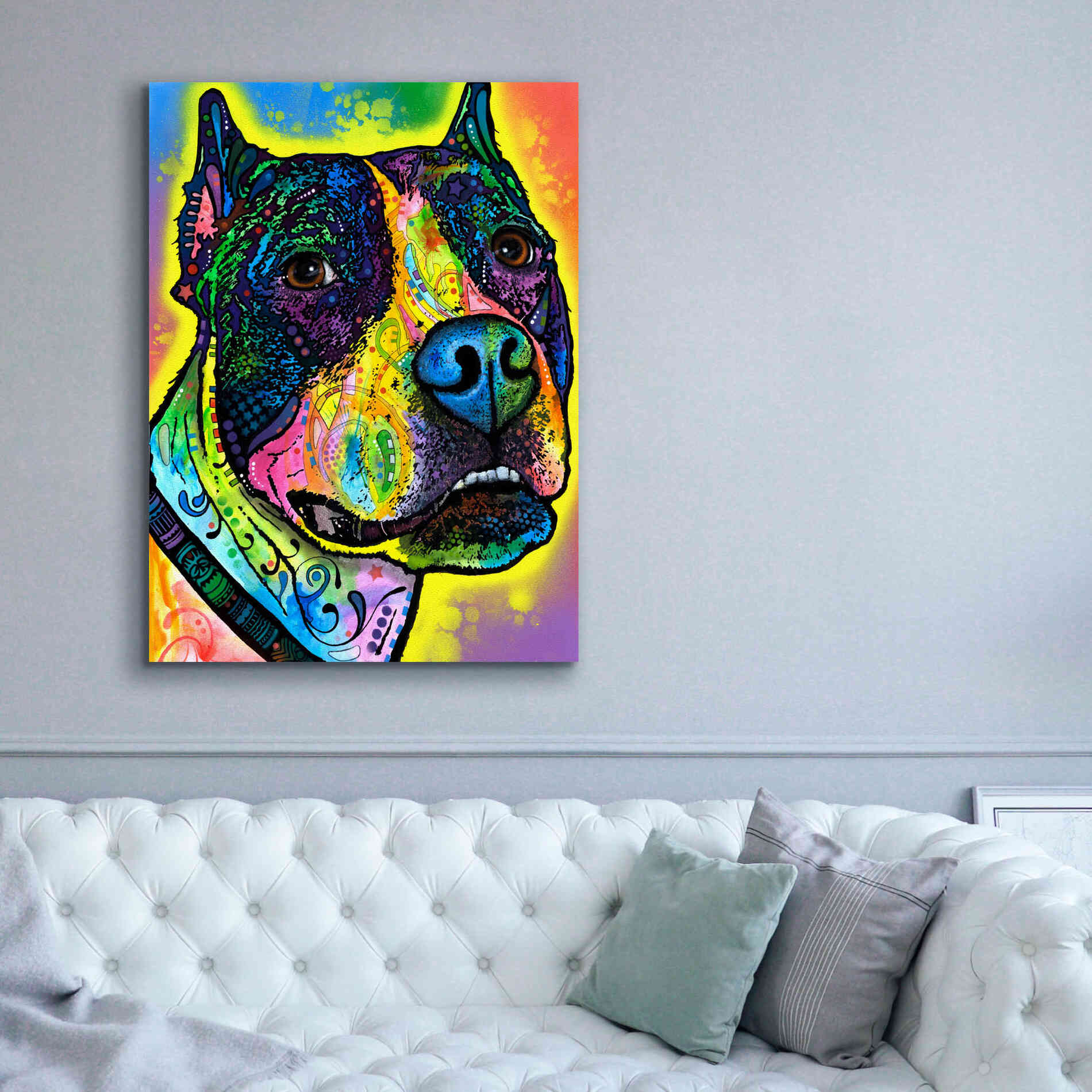 'Justice' by Dean Russo, Giclee Canvas Wall Art,40x54