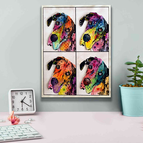Image of '4 Danes' by Dean Russo, Giclee Canvas Wall Art,12x16