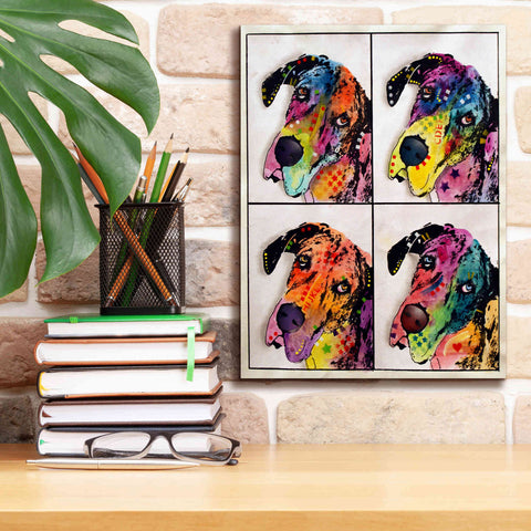 Image of '4 Danes' by Dean Russo, Giclee Canvas Wall Art,12x16