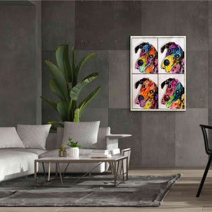 '4 Danes' by Dean Russo, Giclee Canvas Wall Art,40x54