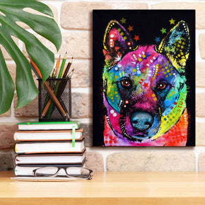 'Akita 2' by Dean Russo, Giclee Canvas Wall Art,12x16