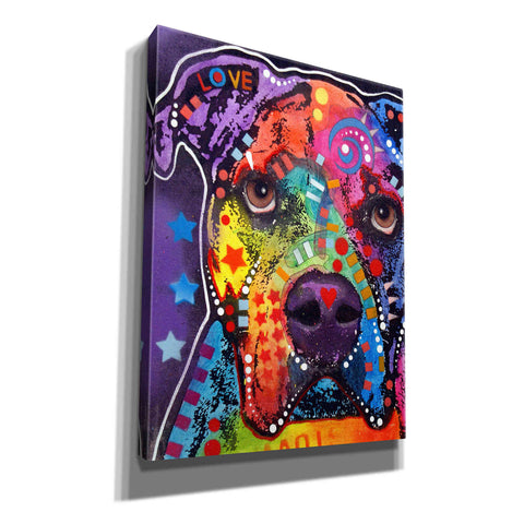 Image of 'American Bulldog 3' by Dean Russo, Giclee Canvas Wall Art