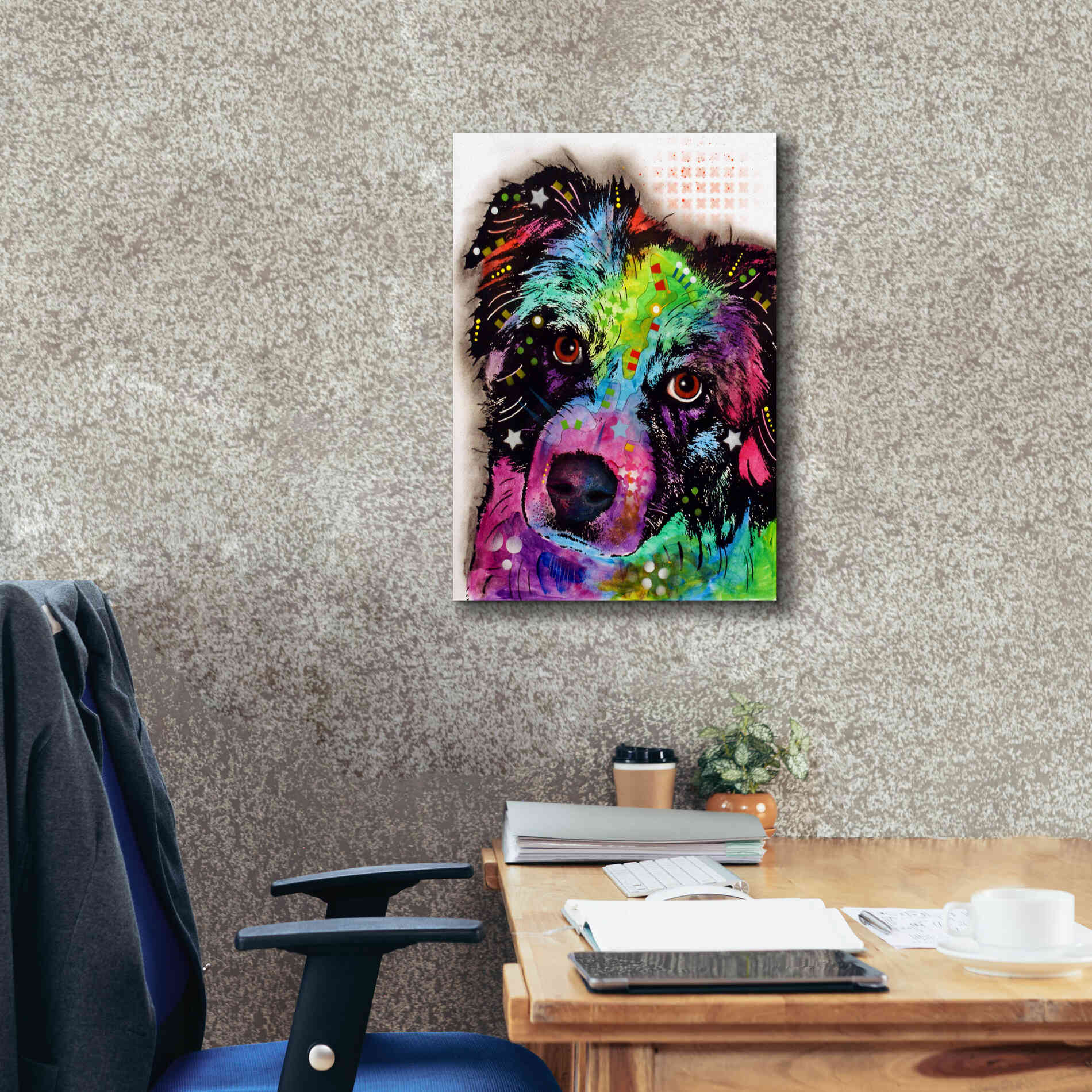 'Aussie' by Dean Russo, Giclee Canvas Wall Art,18x26