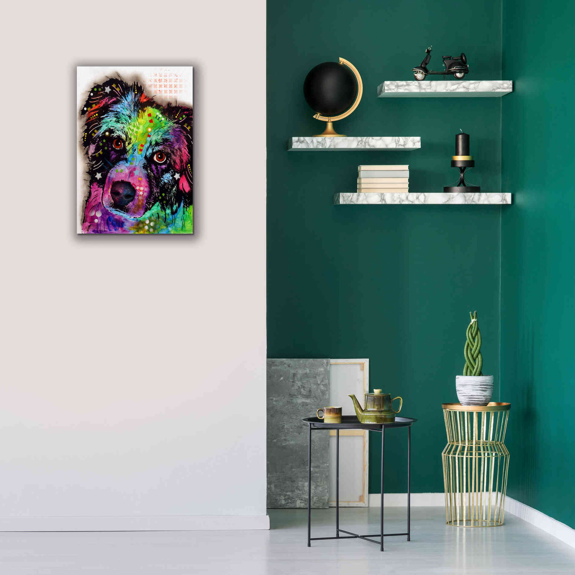 'Aussie' by Dean Russo, Giclee Canvas Wall Art,18x26