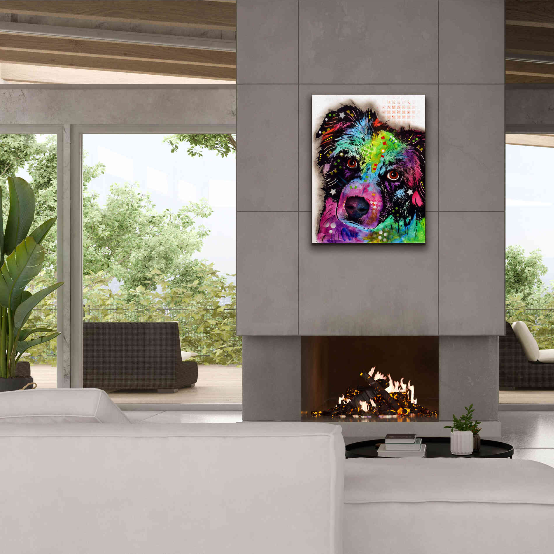 'Aussie' by Dean Russo, Giclee Canvas Wall Art,26x34