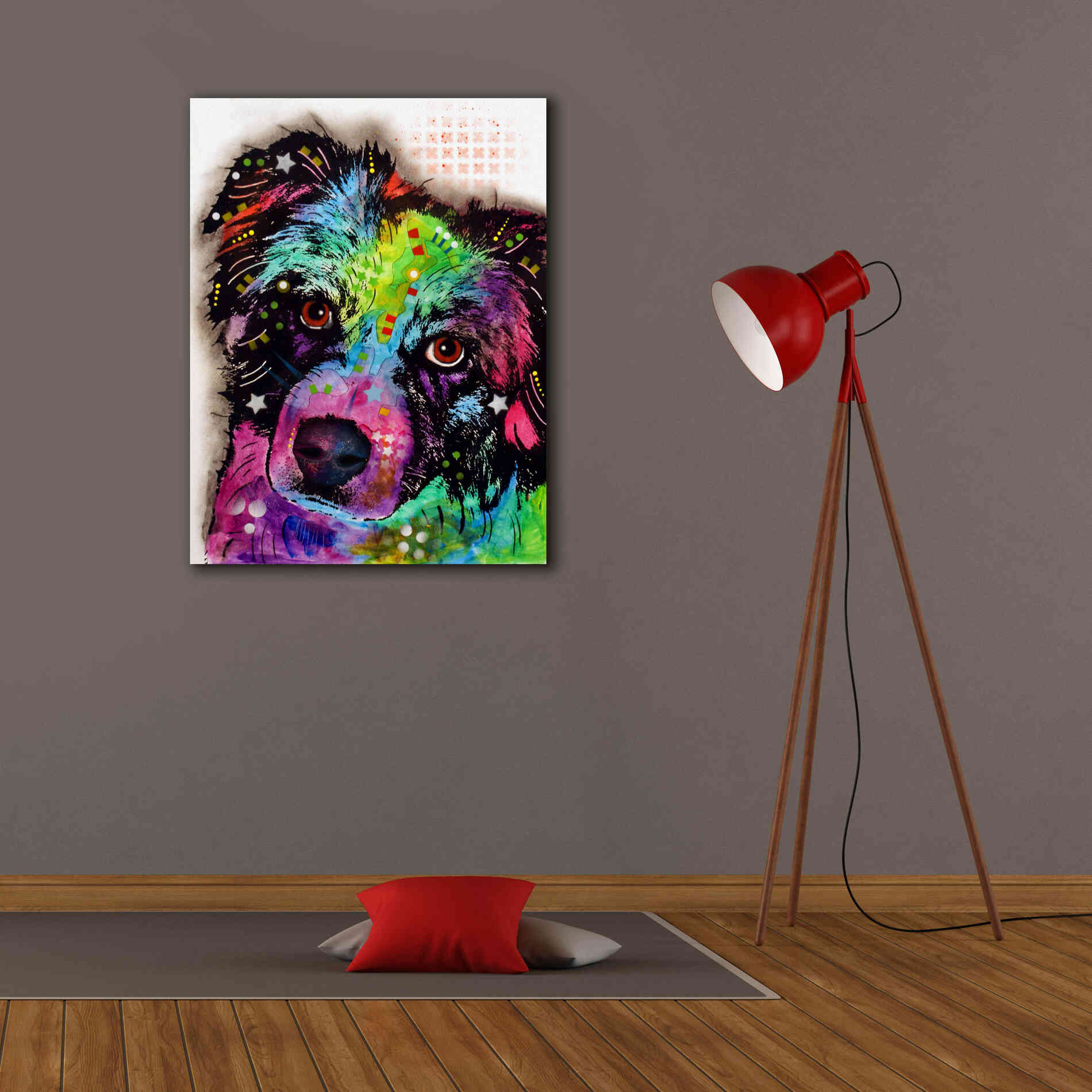 'Aussie' by Dean Russo, Giclee Canvas Wall Art,26x34