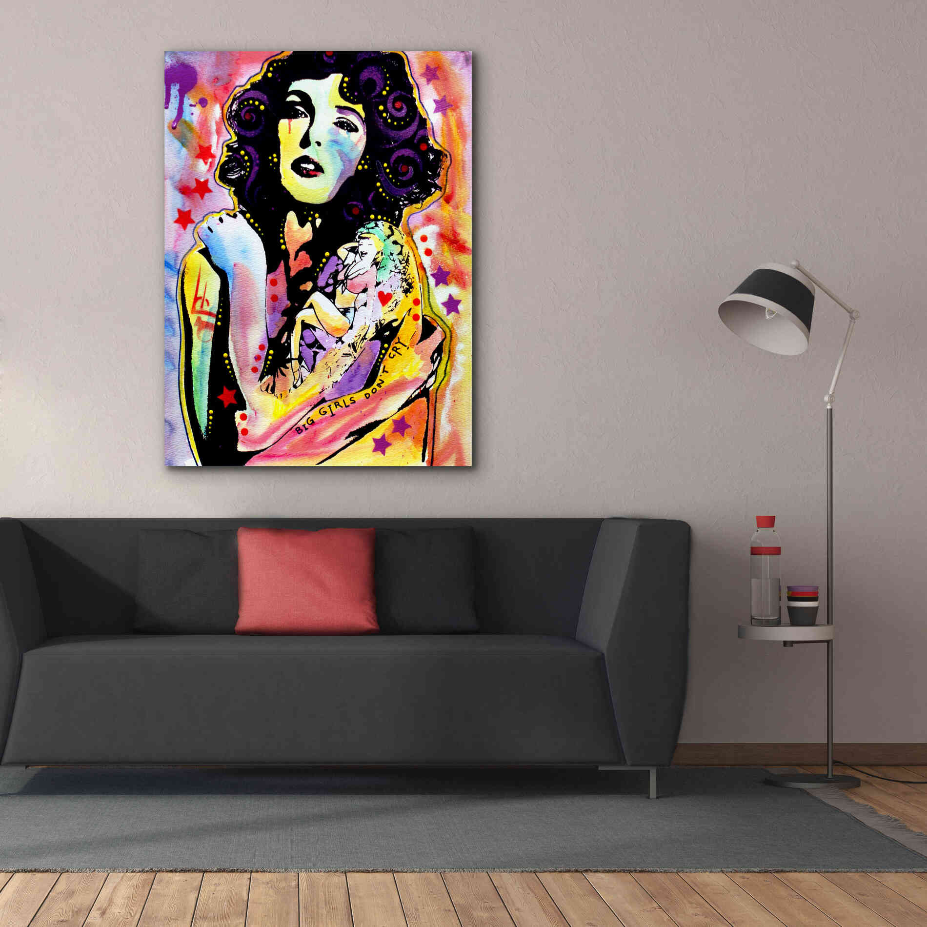 'Big Girls Don't Cry' by Dean Russo, Giclee Canvas Wall Art,40x54