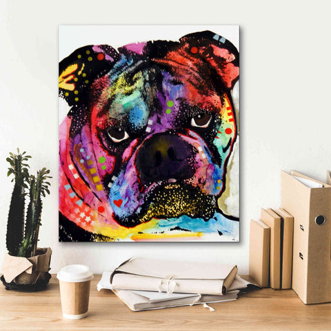 Image of 'Bulldog' by Dean Russo, Giclee Canvas Wall Art,20x24