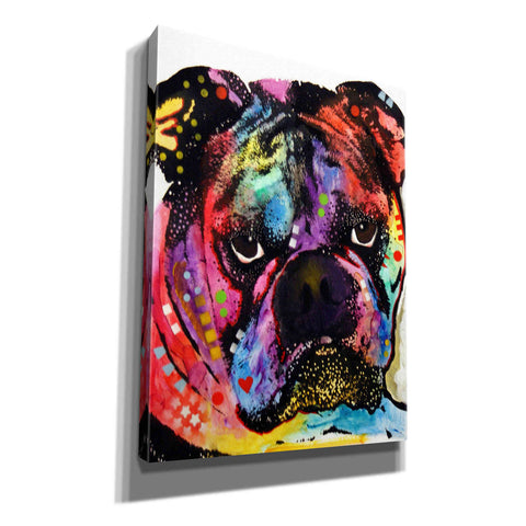 Image of 'Bulldog' by Dean Russo, Giclee Canvas Wall Art