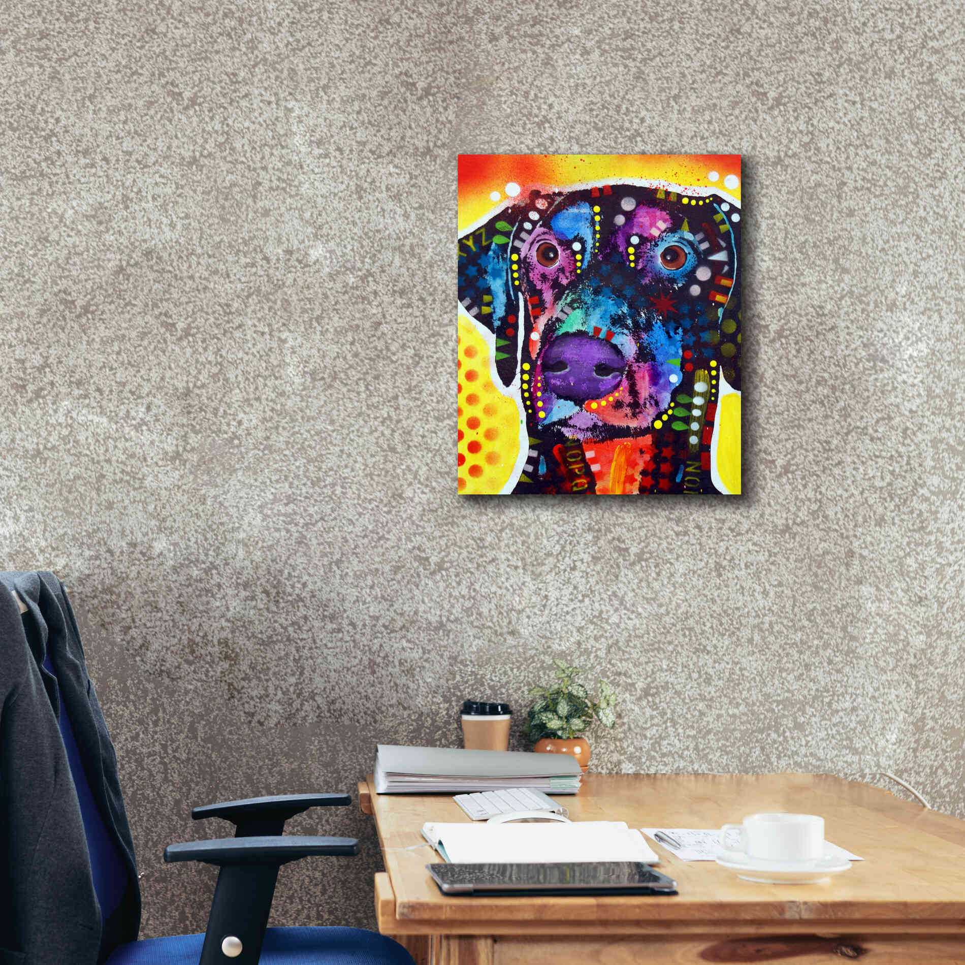 'Dobie' by Dean Russo, Giclee Canvas Wall Art,20x24