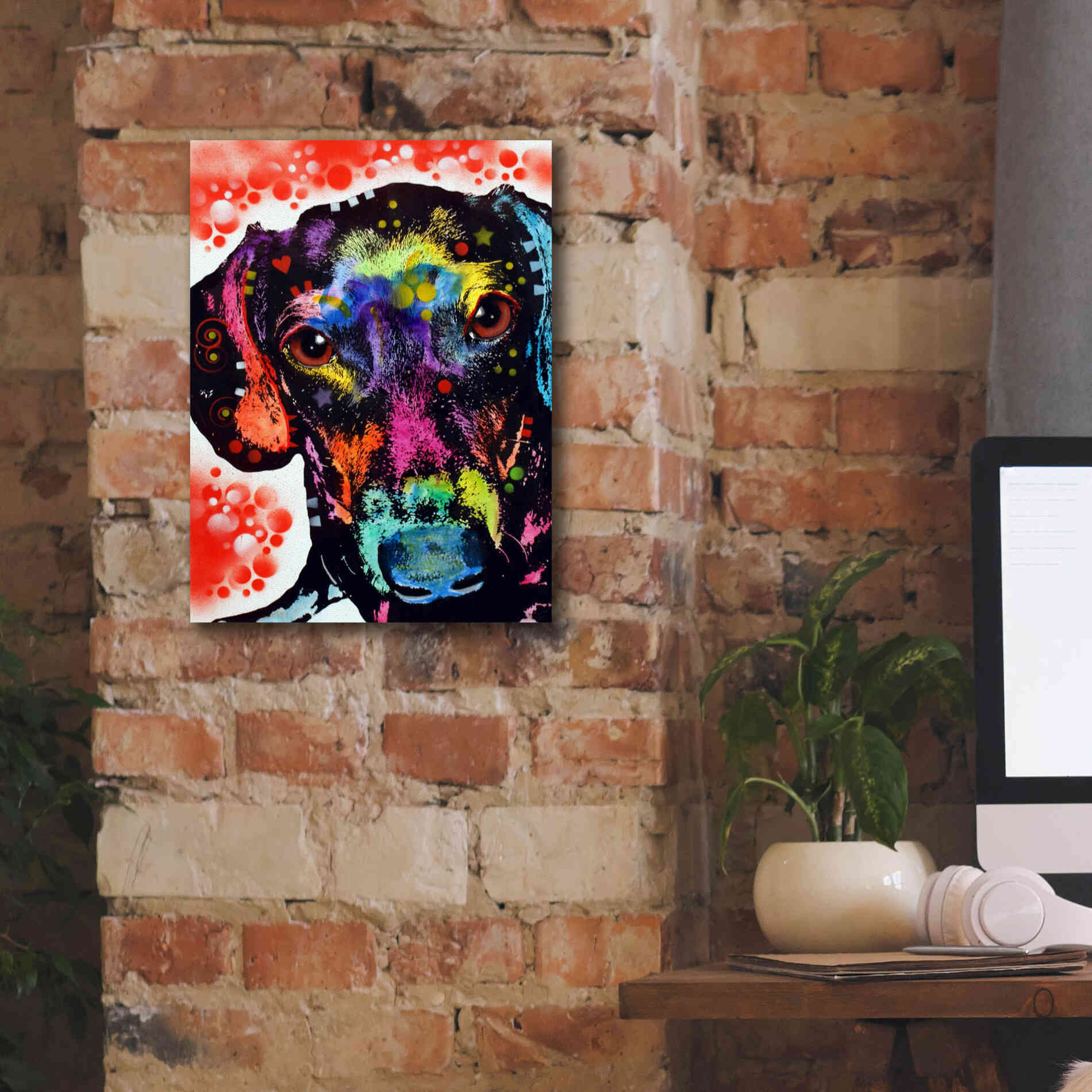 'Dox' by Dean Russo, Giclee Canvas Wall Art,12x16