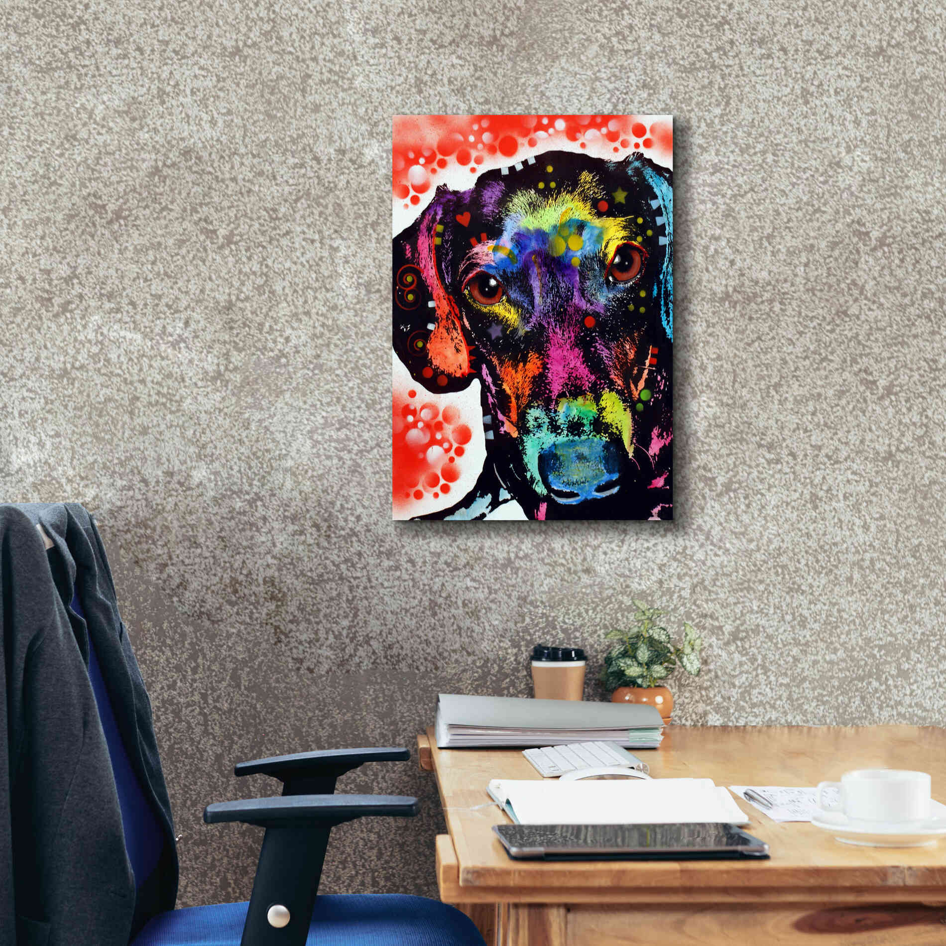 'Dox' by Dean Russo, Giclee Canvas Wall Art,18x26