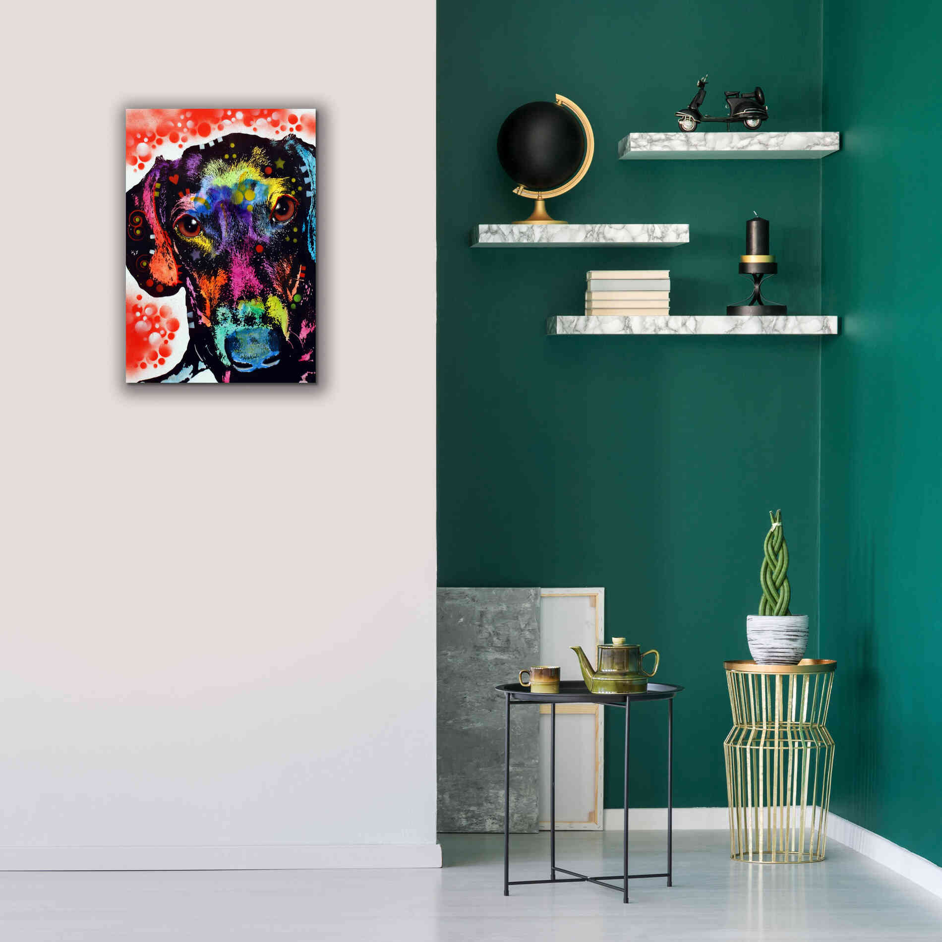 'Dox' by Dean Russo, Giclee Canvas Wall Art,18x26