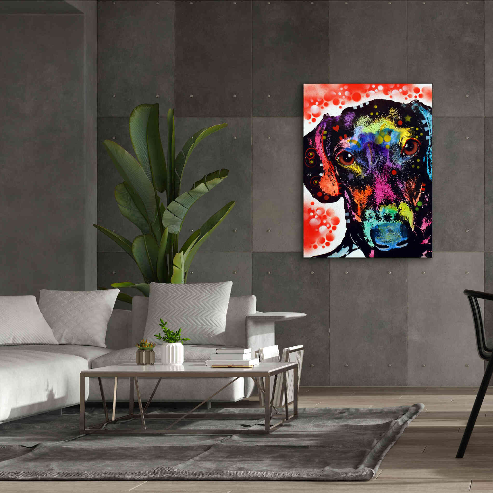 'Dox' by Dean Russo, Giclee Canvas Wall Art,40x54