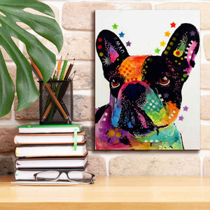 'French Bulldog' by Dean Russo, Giclee Canvas Wall Art,12x16
